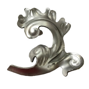 Panneaux floraux décoratifs en fer forgé, rosettes, éléments décoratifs en fer forgé, clôtures, rampes d'escalier, treillis, portails - Product Image 2