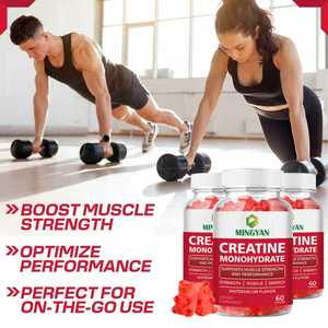 OEM/ODM 1000mg <b>Creatine</b> <b>Monohydrate</b> Gummies with Vitamin B12 Supplement for Muscle Strength, Energy and Performance - Product Image 4