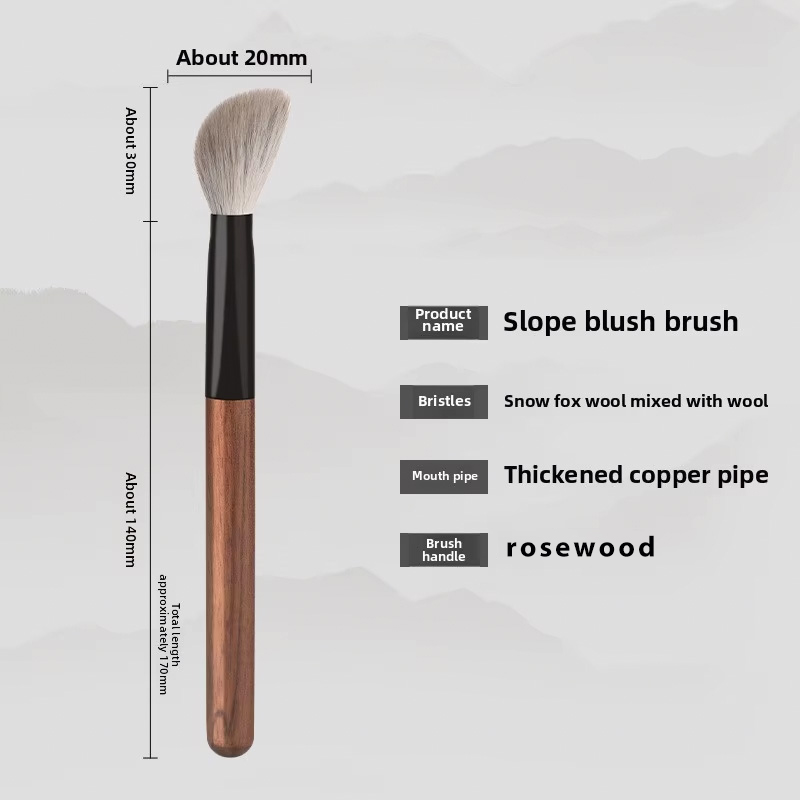 Slope blush brush