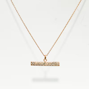 Collar Minimalista con Diamantes, con Diamante Creado en Laboratorio, Joyería Hecha a Mano en Oro, Collar Elegante y Delicado para Uso Diario - Product Image 6