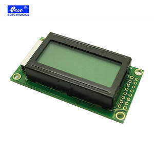 Mavi veya sarı yeşil ekranlı yüksek kontrast 8x2 karakter TN tipi LCD ekran modülü - Product Image 4