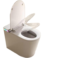 Bidet électrique capteur de pied de radar de toilette intelligent ouverture/fermeture automatique du couvercle 8 modes de lavage mousse bouclier émission d'arôme intégré