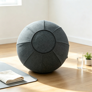 Copertura per palla da yoga e fitness, fodera rimovibile e lavabile con maniglia per palloni con diametro da 20-29,9 pollici - Product Image 1