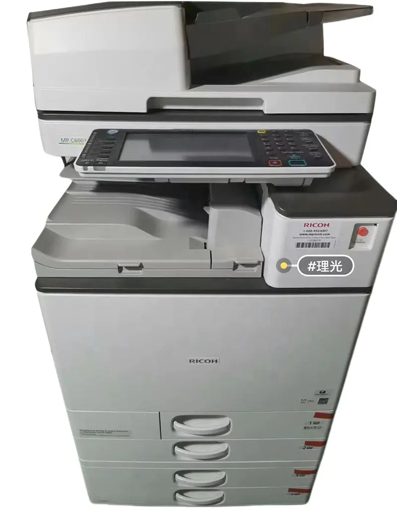 Imprimante laser A3 pour photocopieur de bureau compétitif couleur Ricoh MP C6003SP