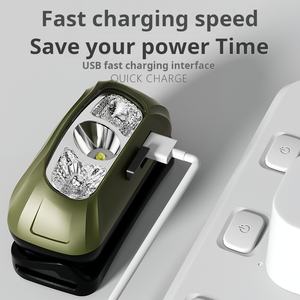 <span class=keywords><strong>Faro</strong></span> frontale esterno impermeabile montato a <span class=keywords><strong>testa</strong></span> di ricarica a induzione - Product Image 3