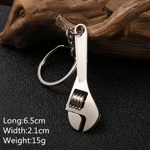 Hot Cool Keychains Car Bag KeyRing Combination <strong>Tool</strong> Portable Mini Utility Pocket Clasp Ruler Hammer Wrench KeyRing - Product Image 5