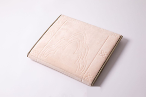 เสื่อสวดมนต์แบบหรูหราเสื่อมุสลิมแบบนูนพับได้มีพนักพิงพรมมัสยิด - Product Image 3