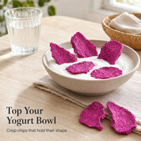 Chips de Pitaya Roja Liofilizada a Granel, Snack Saludable con Sabor a Fruta del Dragón, Tecnología FD, Exportación OEM, Directo de Fábrica