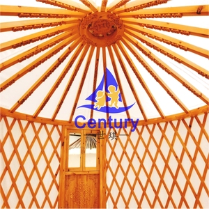 Mongolian Yurt tenda tela yurta all'aperto tende di lusso Glamping Dom - Product Image 5