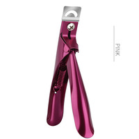 Coupe-ongles professionnel manucure colorée U Word Edge Cutters Type spécial faux conseils