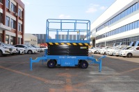 Plateforme élévatrice à ciseaux hydraulique fixe pour charges lourdes, élévateur de marchandises pour entrepôt