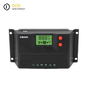 Trung Quốc Hướng Dẫn Thông Minh Tracker Điều Khiển Kỹ Thuật Số 20a 12V 24V Micro Thông Minh Pwm Solar Charge Controller Với LCD USB