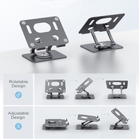 Support de tablette pour iPad avec base rotative 360 Support réglable pour le dessin Compatible avec iPad Pro/Air/Mini 5-12 pouces