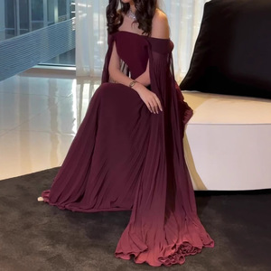 Vêtements d'été pour femmes, robe élégante à col cassé et surpiqûre en maille - Product Image 4