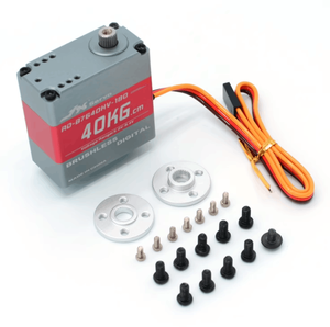 Original JX RD-B7640MI-360 40kg.cm Moteur brushless à induction magnétique 360°, structure en aluminium CNC, direction métallique à deux axes - Product Image 3