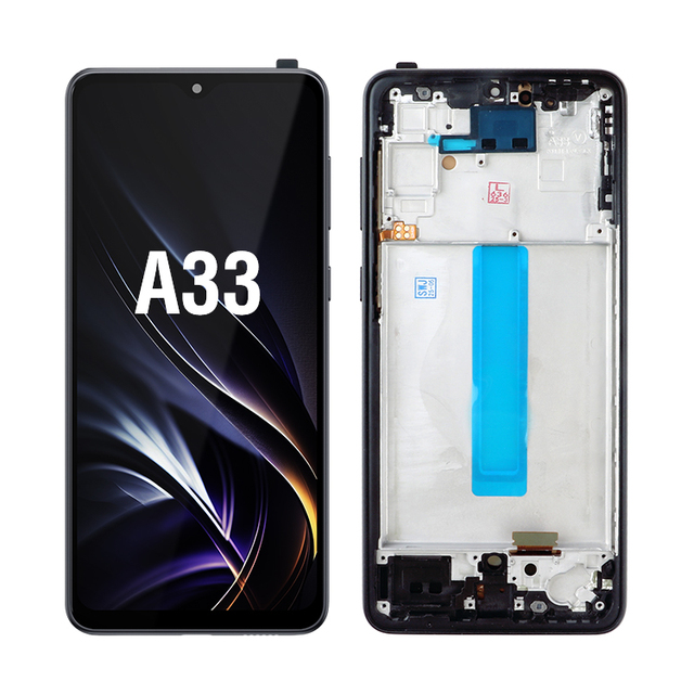 OLED Screen Display LCD for Samsung Galaxy A33 With Frame Touch Screen Replace Repair Broken Mobile Phone Parts Pantalla Lcds