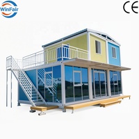 Maison Modulaire Préfabriquée Mobile Certifiée CE WinFair de 20 pieds pour Villa Autoconstruite/Maison Résidentielle
