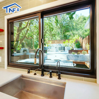 Ventanas Corredizas Modernas de Aluminio con Doble Vidrio Templado Resistentes a Huracanes, con Sistema de Alta Seguridad para Uso en Hoteles, Canadá