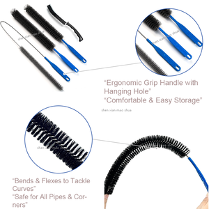 Kit <span class=keywords><strong>de</strong></span> nettoyage <span class=keywords><strong>de</strong></span> conduit <span class=keywords><strong>de</strong></span> sèche-linge domestique, accessoire d'<span class=keywords><strong>aspirateur</strong></span>, brosse à peluches fine pour l'élimination des peluches obstruées - Product Image 3