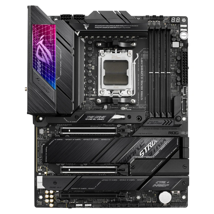 ASUS ROG STRIX X670E-E GAMING WIFI Motherboard - 128GB DDR5