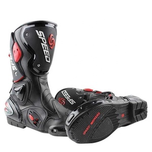 Botas de Motocross Antideslizantes para Hombre, de Microfibra, para Enduro, Todoterreno, Carreras, Descenso en Bicicleta de Montaña, Botas Protectoras para Motociclismo - Product Image 4