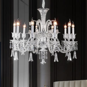 Wedding Decoration Pendant Light Living Room Modern Clear K9 Crystal <b>Chandeliers</b> Lighting for Sale - Product Image 3