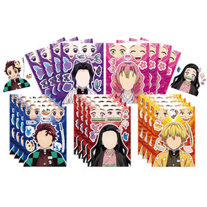 16 unids/set Demon Slayer: <span class=keywords><strong>Kimetsu</strong></span> <span class=keywords><strong>No</strong></span> <span class=keywords><strong>Yaiba</strong></span> Tanjiruo Nezuko Inosuke Nezuko dibujos animados DIY pegatina decorativa de Anime - Product Image 5