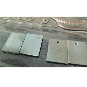 Accessoire de porte d'entrée avant en fer forgé bouton en verre charnière panneau d'installation bouchon loquet piste - Product Image 1