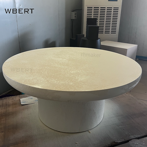 WBERT Rh Furniture American Country Oak Mesa de centro redonda de madera-<span class=keywords><strong>Otto</strong></span> Oval | Mesa de salón-Muebles para el hogar Mesa de té - Product Image 5