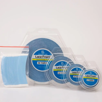 Ruban adhésif bleu Walker 12 yards 0,8 cm – Ruban de remplacement pour toupets, extensions capillaires, perruques, mèches, closures et frontales en dentelle
