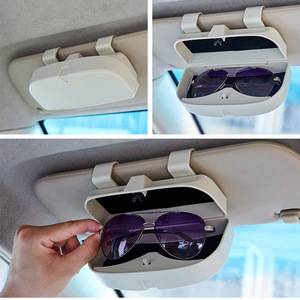 <b>Car</b> Sunglasses Holder Sun Visor Storage Universal ABS <b>Clip</b> For Eyeglasses And Documents - Product Image 2
