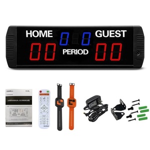 YIZHI Marcador Digital LED Grande Portátil de Baloncesto Profesional, Tablero de Puntuación de Tenis y Pádel con Control Remoto de Reloj de Pulsera - Product Image 6