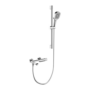Jboyuan Copper <b>Shower</b> Set Dual Function Folding Rain Spray <b>Portable</b> Bathtub Mixer Valve - Product Image 5