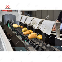Fruit- en kersen sorteer-, kalibratie-, was-, sterilisatie- en automatische intelligente fruitmachine met hoge efficiëntie, roestvrijstalen PLC-besturing.