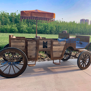 Carruaje Eléctrico Económico sin Caballos Estilo Boda 2026 para Paseos en Parque, Vehículo Turístico con Ruedas, Carruaje Retro de Madera - Product Image 5