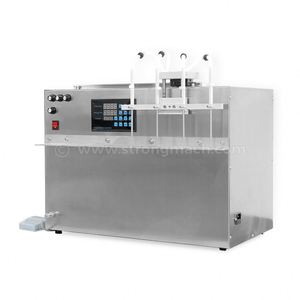 Desktop Semi-Auto Four-Head Liquid Quantitative Filling Machine Stand-Up Pouch Nozzle Pouch Water Injector Milk Soup Broth - Product Image 2