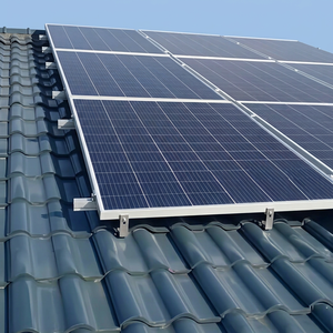 Solar Panel Mounting Rail Aluminium Solar Rooftop Rail Solar Bracket Solar Roof Mount Kit for Metal Roof - Product Image 1