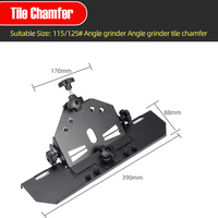 Machine à chanfreiner les carreaux en alliage d'aluminium JUXIN, outil d'assistance à la coupe à 45 degrés, usage industriel/DIY, OEM/ODM, angle 115/125