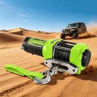 Treuil électrique 12V du fabricant pour tout-terrain et 4x4 avec capacité de traction de 3500 lb, en acier, pour automobiles