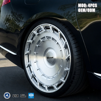 Jantes en aluminium forgé Viorock Full Disc, PCD ET personnalisées pour Benz S680 Maybach BMW 740i G70 Audi A8L Range Rover Lexus LS500h