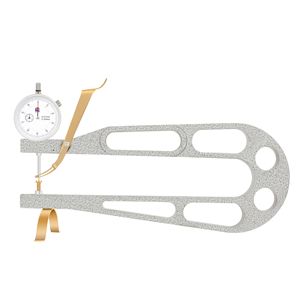 Jauge d'épaisseur pour <span class=keywords><strong>violon</strong></span>/<span class=keywords><strong>violoncelle</strong></span>/<span class=keywords><strong>contrebasse</strong></span>-Indicateur à cadran antichoc avec grande gorge profonde, outil de mesure - Product Image 1