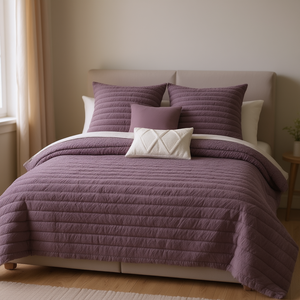 Palena Vianney <b>Bedding</b> Set 1.8m <b>Faux</b> <b>Fur</b> Knitted Durable All Season Home Use - Product Image 2