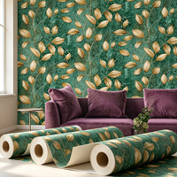 Papier peint floral vintage style français, couleur crème, revêtement mural en PVC pour salon, chambre, décoration sur le thème du jardin