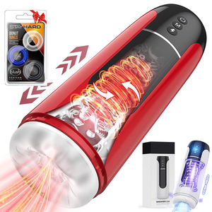 Hansfree masturbazione giocattolo automatico telescopico rotazione maschile masturbatore Cup giocattolo del sesso per uomo adulto giocattoli sesso macchina prodotti - Product Image 1