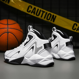 Zapatillas de Baloncesto Profesionales de Caña Alta con Logo Personalizado para Hombre, Tallas Grandes <span class=keywords><strong>US</strong></span> <span class=keywords><strong>15</strong></span> 16 EU 49 50, de Piel para Deportes al Aire Libre - Product Image 5