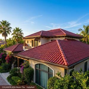 Tegole in Resina ASA da 2,3mm di Qualità Professionale |   Tegole in Stile Terracotta Resistenti al Calore per Ville e Progetti su Larga Scala |   Prodotto in grandi quantità - Product Image 4