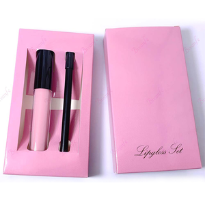 Wholesale Vegan Creamy Kit <strong>Lip</strong> Liner and <strong>Lip</strong> <strong>Gloss</strong> <strong>Set</strong> Private Pabel - Product Image 1