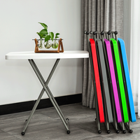 Petite table d'ordinateur portable d'extérieur Table d'ordinateur Fable et chaise pliantes en plastique