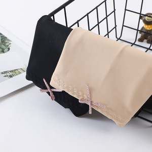 Sous-vêtements sexy en dentelle de soie glacée pour femmes, grande taille, sans couture, extensibles, confortables, pantalons de sécurité pour femmes - Product Image 2