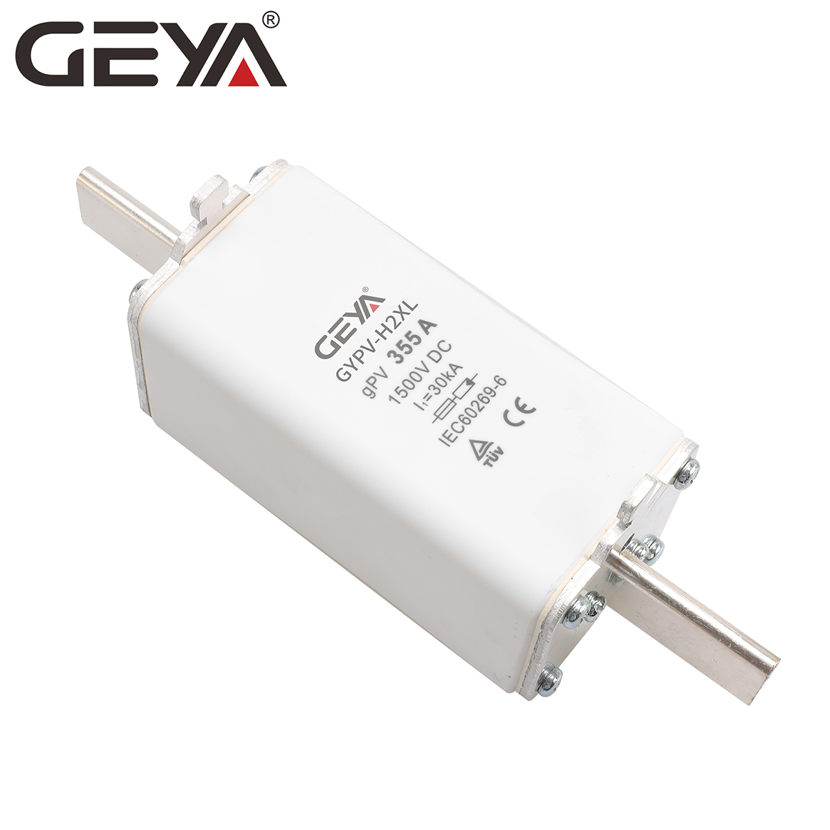 GEYA GYPV-H2XL 355A низкого напряжения электронные 1500V 80-400A тепловой квадратный плавкая вставка керамической DC Держатель для Распределительная коробка PV